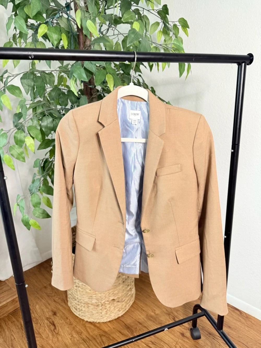 J.Crew Original Schoolboy Blazer Tan Size 00
